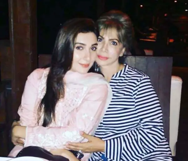 Aisha Khan with her Mother:
