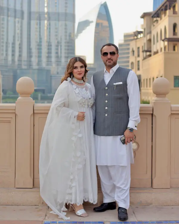 Laila Syed with Husband