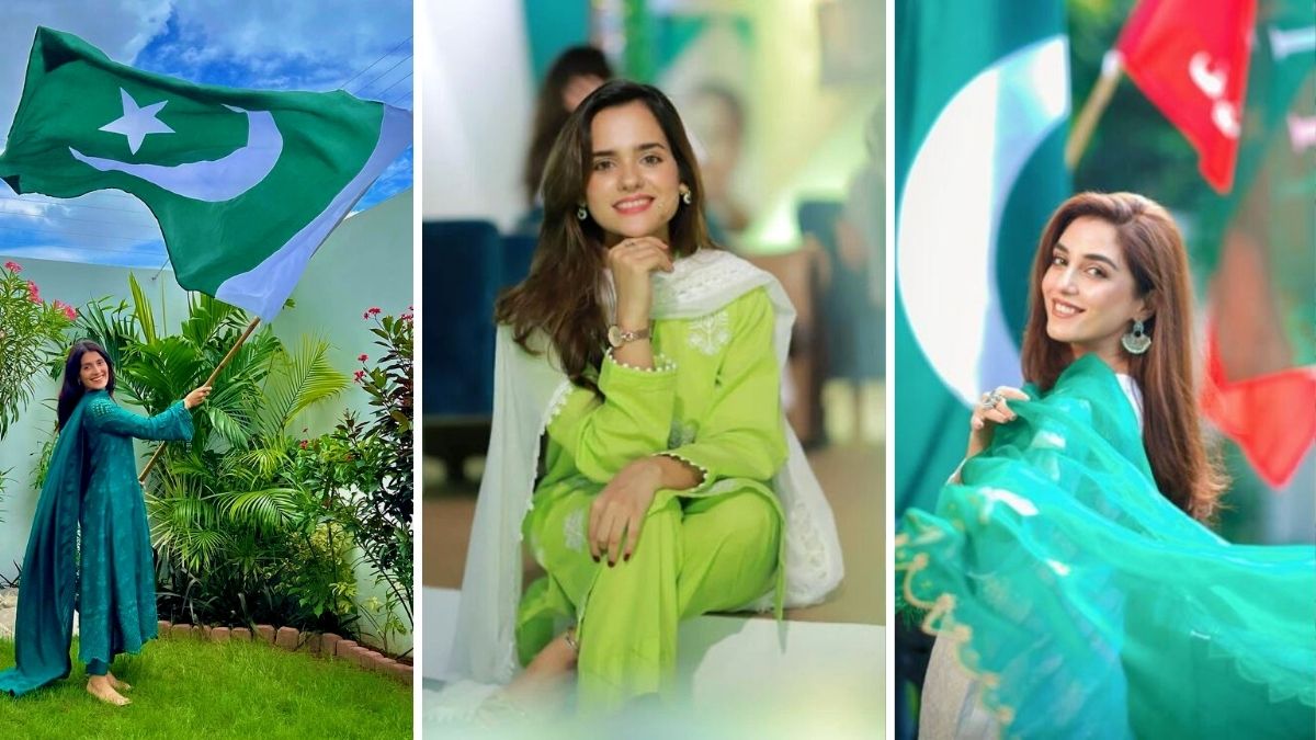Pakistani Celebrities Celebrating 75th Independence Day in a Vibrant Way