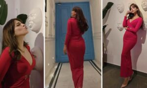Sonya Hussyn Most Glamorous Pictures In Red Dress