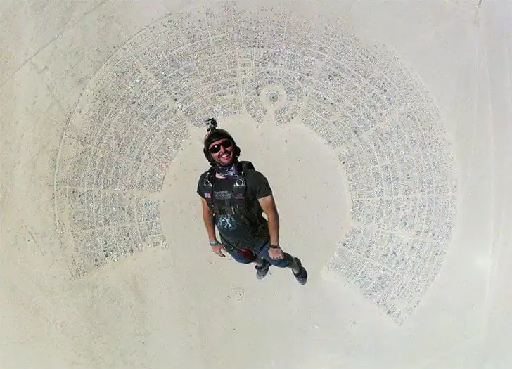 Burning Man from New Heights